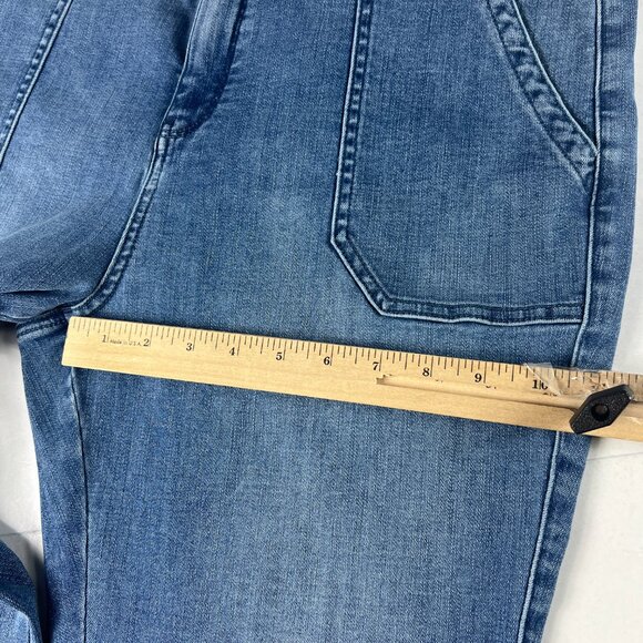Not Your Daughter Jean Women 38x30* Barbara Boot Cut High Rise Blue Denim Tag 16 - Picture 14 of 16